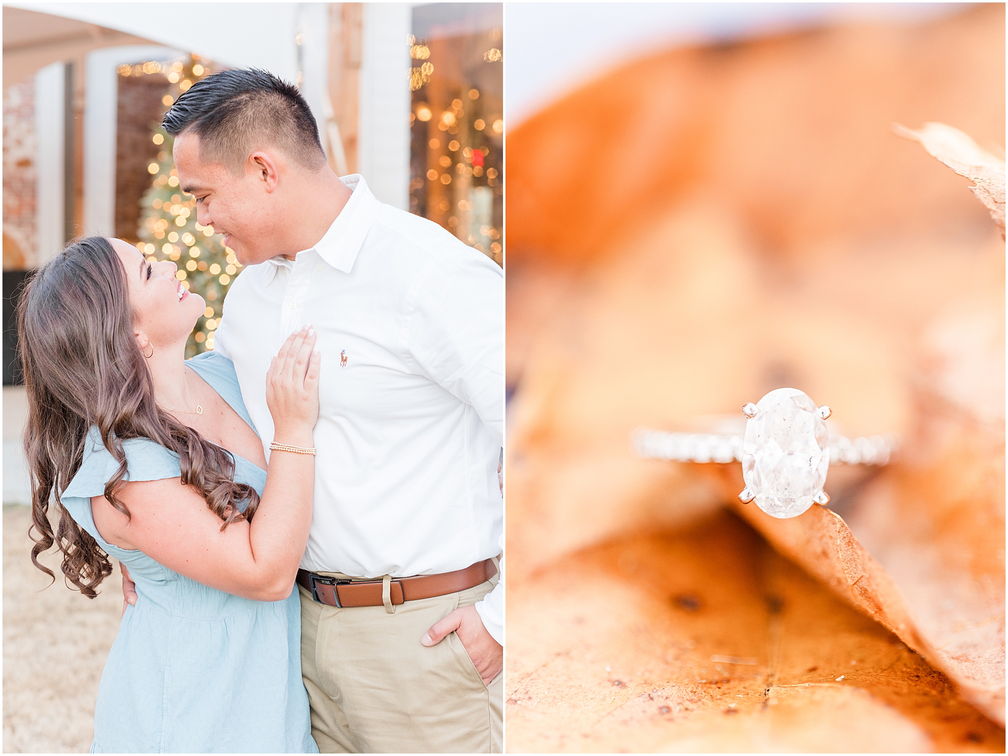 fall engagement ring photo inspiration