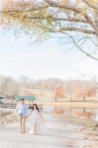 south wind ranch fall engagement session