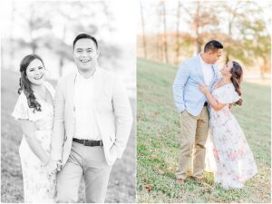 best fall engagement shoot poses